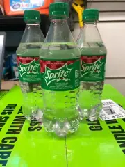 LOT OF 3 Limited Edition Sprite Winter Spiced Cranberry 20 Oz Bottles 2019