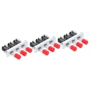 3pcs 50MA DC 30V 6 Pin 3 Position Soldering DPST Push Button Power Switch