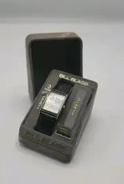 Bill Blass Women Black Shock Resist Genuine Leather BB3283 Watch #85