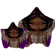 Lovely Eyes Angelic Beautiful Big Eyes Fairy Towel with Hood