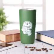 Doraemon Stainless Steel Tumbler Olive Green Cool and warm Japan Original