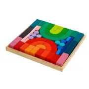Building Block Set w/Storage Tray