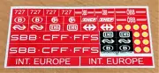 Custom Decal for 727 Replacement Sticker 727