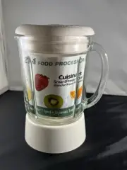 Cuisinart Smart Power Duet Processor Blender Glass Pitcher & Blade BFP-703 White