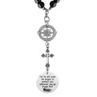 Cross Shape Cross Compass Car Pendant Charm for Car Rear View Mirror