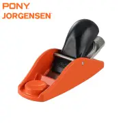 "Pony Jorgensen 3.5"" Mini Block Plane Professional Blade Adjustable Cutting Depth Ductile Iron Body for Trimming Polishin"
