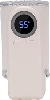 Luocute Portable Bottle Warmer Sleeve USB Rechargeable Fast Baby Bottle Warmer Wrap Cordless 10000mAh Mom Cozy Bottle Warmer for Travel