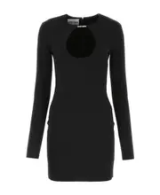 Miu Miu Cut-Out Long Sleeved Dress IT40,IT44,IT38,IT36 black