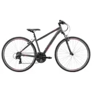 Apollo Transfer 10 Women's Hybrid Bike Matte Charcoal/Matte Black/Matt