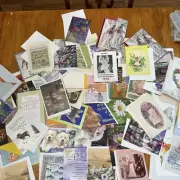 Lot of 50 Vintage Cards Greeting, Get Well soon, Birthday, & Christmas Cards
