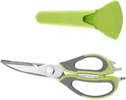 FUNNETOYU Stainless Steel Poultry Scissors with Ergonomic Slip Handles Multi Function Kitchen Shears for Chicken Meat and Herbs Essential Kitchen Supplies for Home and Restaurant Use