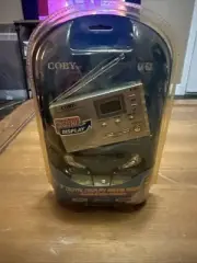 New Coby Digital Display AM/FM Radio CX-53 Alarm Clock Speaker New In Box