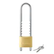 MasterLock 50mm Solid Brass Adjustable Shackle Padlock