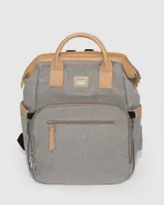 Grey Kyla Baby Bag Backpack
