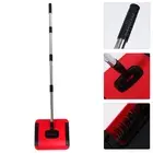 Hand Push Sweeper Adjustable Cleaning Mop Cordless Dust Hair Remover