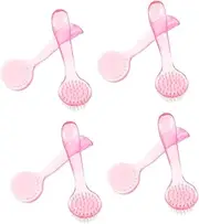 VALICLUD 8pcs Facial Cleansing Brush Pore Scrub for Gentle Exfoliation Compact Nail Brush for Skin Care for Travel and Daily Use Skin-friendly Design