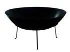 Wildtrak 40cm Outdoor/Garden Steel Fire Pit/Place Portable Heater Grill Black