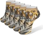 [LPSADGF] Rising Sun Tiger Socks Low Cut Ankle Sock Athletic Running Low Cut Socks Thin Soft Ankle Socks Unisex, White