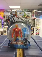 Marvel Avengers Assemble Iron Man 4" Action Figure Repulsor Blast