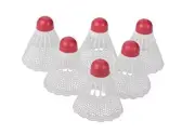 Triumph Replacement Badminton Shuttlecocks (6-Pack) White