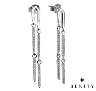 【BENITY】莞爾傾心 925銀 耳環