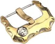 [QLNCNQMRMV] Hand-polished Bronze Buckle Strap 20 22 24MM Suitable For Non-brass Watch Pure Copper Leather Strap Buckle Fit For Men Clasp