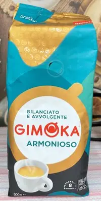 在飛比找Yahoo!奇摩拍賣優惠-7/2前 新包裝 義大利Gimoka精選香醇義式咖啡豆500
