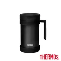 在飛比找森森購物網優惠-【THERMOS膳魔師】不鏽鋼真空保溫杯490ml理性黑(J