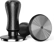 KYONANO 58.5mm Espresso Coffee Tamper, 30lb Spring-Loaded Calibrated Tamper with 304 Stainless, Anodized Aluminum Handle Barista Tamper Suit for Over 58mm Rancilio, Gaggia Portafilter