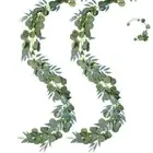 Leaves Artificial Eucalyptus Artificial Plants Garland Fake Vines Rattan