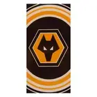 Wolverhampton Wanderers FC Crest Beach Towel (TA11385)