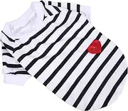 BAZEITFLOW Summer Puppy Shirt Dog T-Shirt for Daily Wear Stylish Pet Apparel Quick Dry Machine Washable