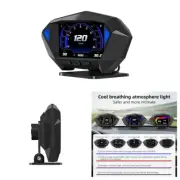 OBD2 Car Head Up Display HUD GPS Digital Speedometer Overspeed Alarm Slope Meter (for: BMW)