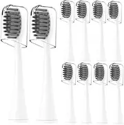 Toothbrush Heads Replacement Compatible with PRO-SYS VarioSonic V200M Electronic Toothbrush, White