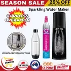 SodaStream Sparkling Water Terra Classic Soda Maker Carbonating 2x 1LBottle