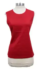 Bally Golf Women's Red/White Tank Top BL231 Size EU 40 / US 10 [Large]
