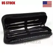 5 PCS Blemish Acne Pimple Extractor Blackhead Whitehead Remover Tool Kit