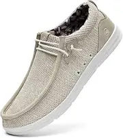 [PaSick] Mens Slip-on Loafers Arch Support Orthotic Walking Shoes Plantar Fasciitis Soft Soles for Comfortable Indoor and Outdoor Home Shoes Casual and Lightweight Breathable Wide with Supportive Insoles