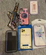 Pink Moschino iPhone 11 case (5 iPhone Case Lot) iPhone 13mini/11 Pro Max /12