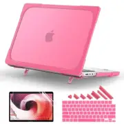 Compatible with New MacBook Pro 16 inch Case 2024 M4 Chip 2023 2021 (ROSE)