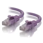 Alogic 2M Purple Cat5E Network Cable Snagless Patch Category 5E Gold-Plated Rj45