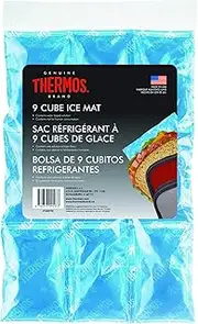 Thermos 9 Cube Reusable Ice Mat, 9 Cube, Silver