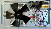 Excalibur Dehydrator Back Panel with Motor 5 Tray model