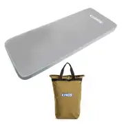 Adventure Kings Self-Inflating Foam Mattress - Single + Doona/Pillow Canvas Bag
