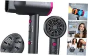 Ionic Hair Dryer with Diffuser, Powerful 1800W Blow Dryer for Women & Men,