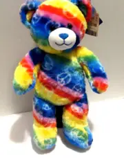 BUILD A BEAR 25 th Year Anniversary Peace Bear MINT with Tags Cutest Bear Ever
