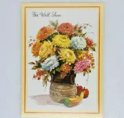 Get Well Soon Card “Happy The Heart Where Memories Dwell” Flower Vase Bouquet P4
