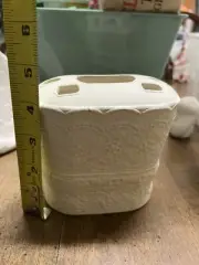 HANDMADE POTTERY TOOTHBRUSH/TOOTHPASTE HOLDER READ TO PAINT