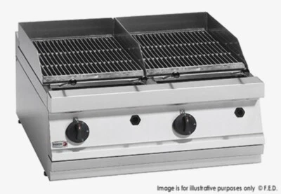 Fagor 700 series - Gas charcoal 2 grid grill BG7-10