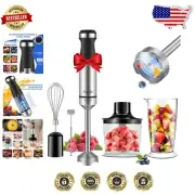 Turbo Boost Handheld Blender - 20 Speed Modes & Splash-Proof for Smooth Results